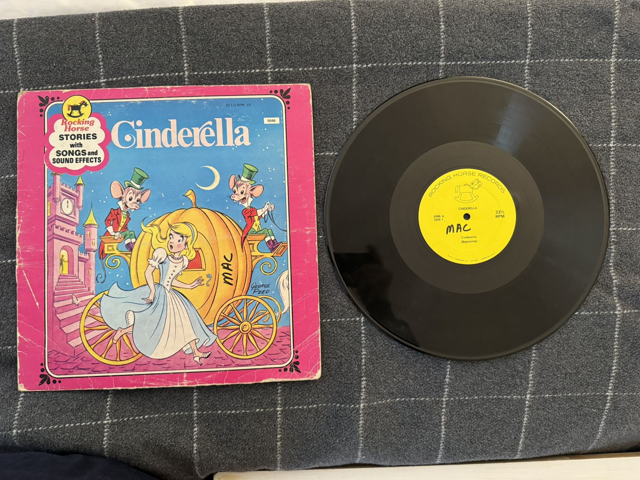 Vintage Cinderella - Rocking Horse Stories 33 1/3 12" Vinyl Record 5046