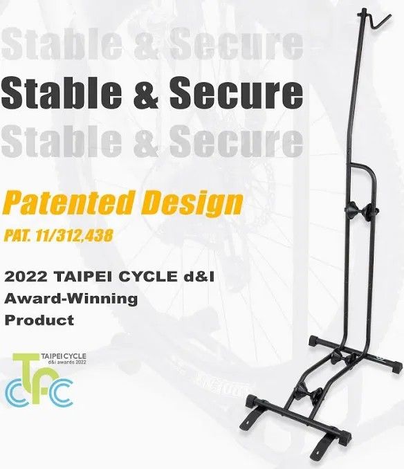 CyclingDeal Bike Horizontal/ Vertical Storage Rack