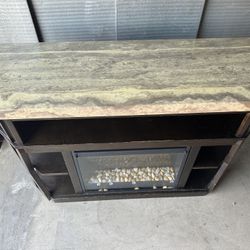 Electric Fireplace Entertainment Center 