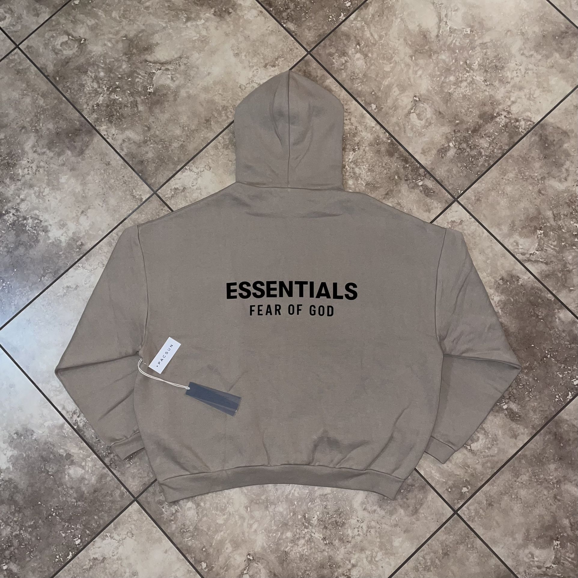 Fear of God Essentials Fleece Hoodie Desert Sand Size Large
