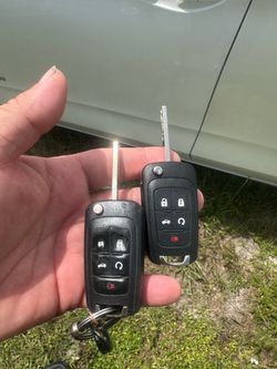 Chevrolet remote flip key - cut and programmed