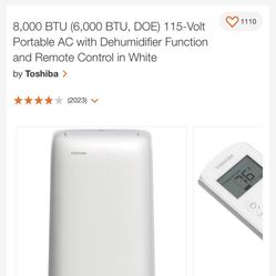 Portable AC 8,000 BTU