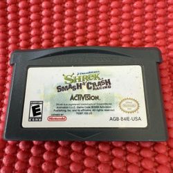 Shrek Smash Crash Racing Gameboy Advance 
