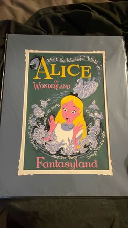 Alice in wonderland print