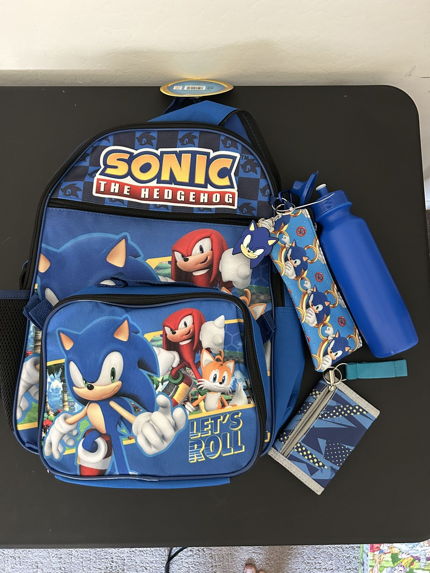'Sonic The Hedgehog Backpack Set - Bundle 16'' Bag