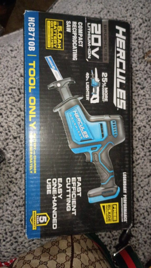 Hercules Compact Reciprocating Saw 20V Lithium-ion
