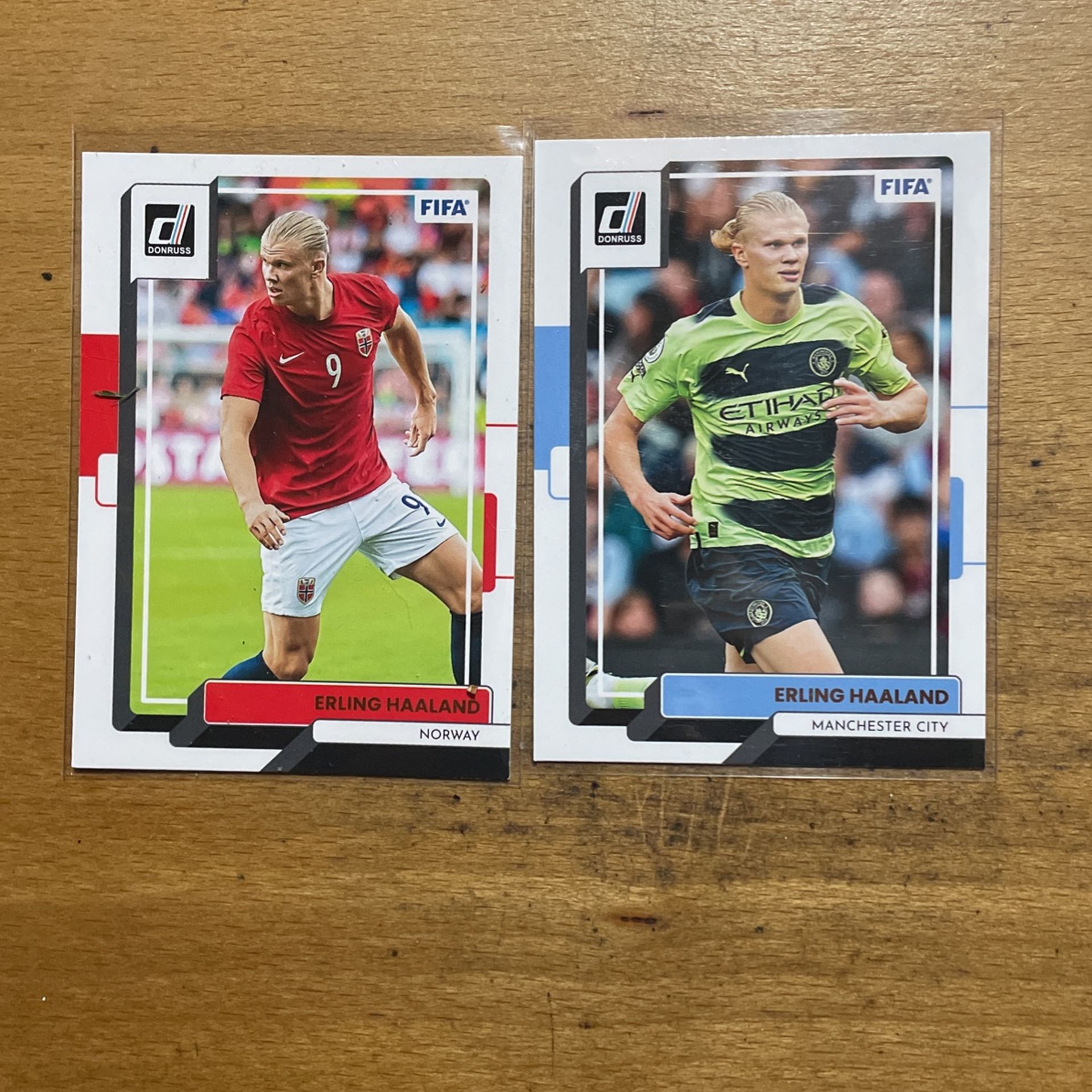 2023 DONRUSS ERLING HAALAND 2 CARD LOT 