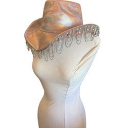 Burning Man Festival Custom Brand New Painted Fringe Cowboy Hat Party 