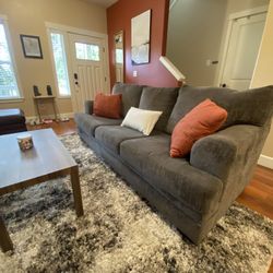 Charcoal Grey Couch / Sofa