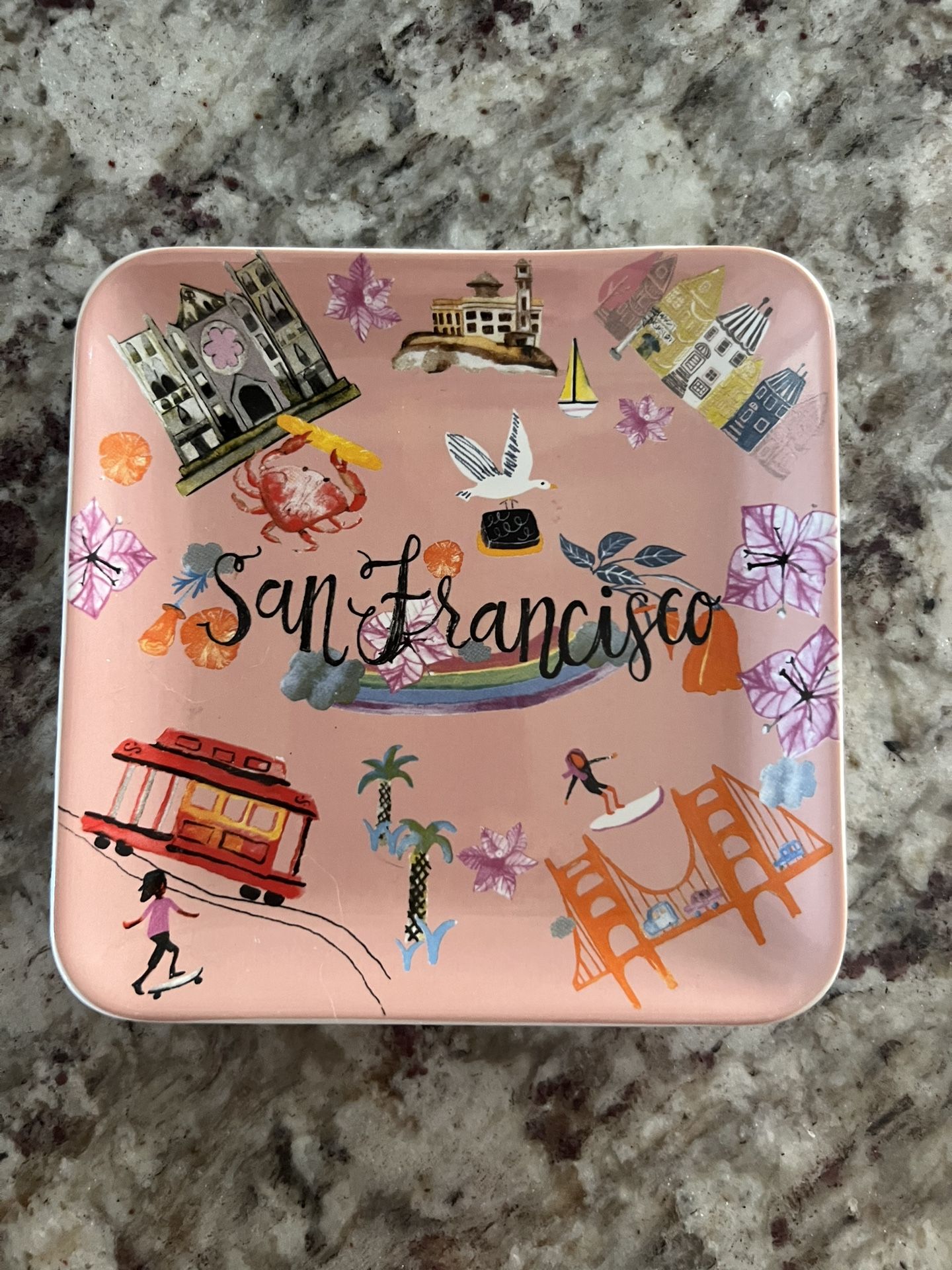 San Francisco Trinket Plate