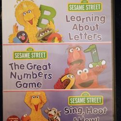 Sesame Street's LEARNING TRIPLE FEATURE: (DVD-2009)