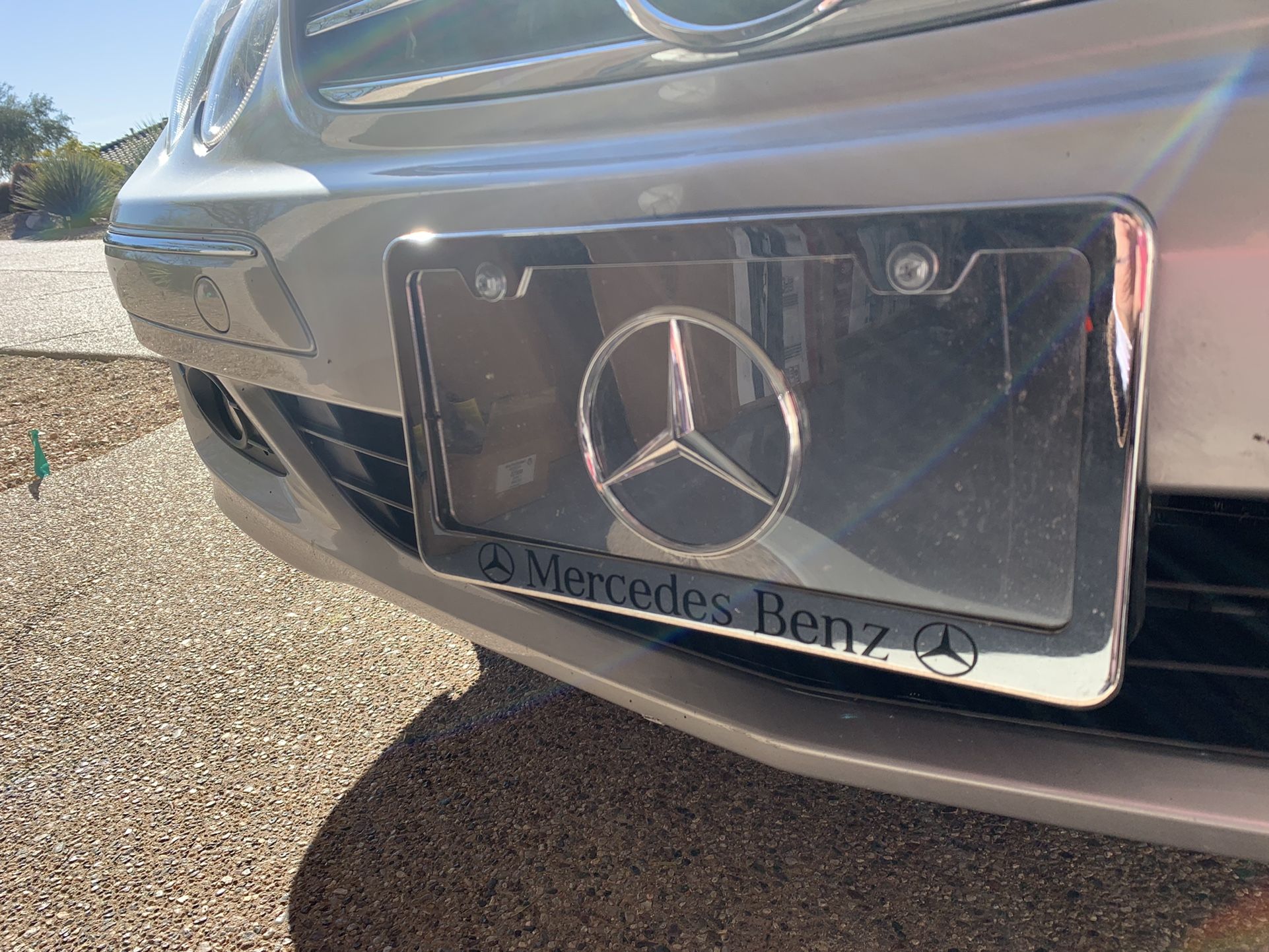 Mercedes Benz Plate Stainless