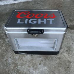 Coors Light Led Lighted Window Cooler….