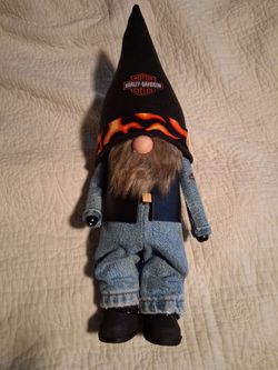 18" harley davidson gnome