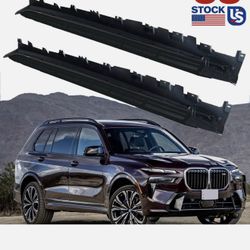 Black Running Boards Side Steps Fits For BMW X7 G07 2019-2026 Aluminum Nerf Bar Steps