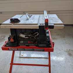 Bosch 4000 Table Saw with TS1000 Foldable Stand