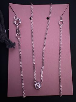 Brilliant Earth diamond necklace
