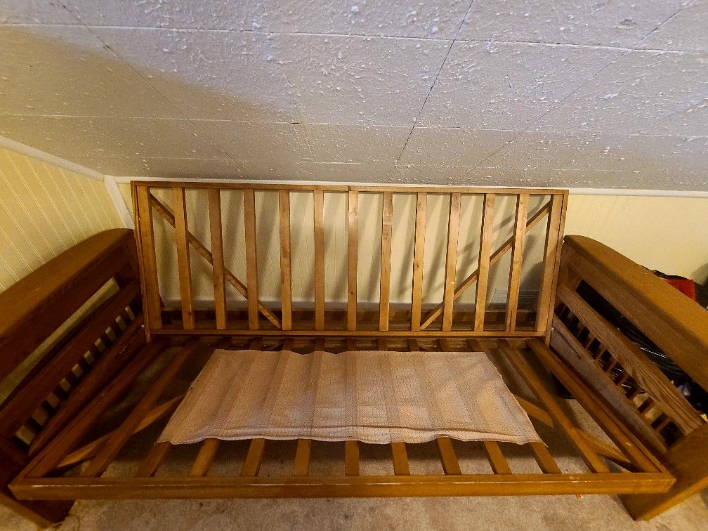 FREE hardwood futon frame