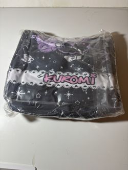 Purple ,Black And White Kuromi Three And One Backpack