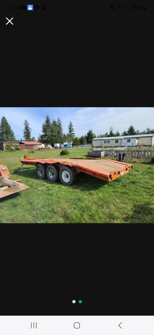 78 Home-built 21k Triple Axle. Needs Some Deck Boards.