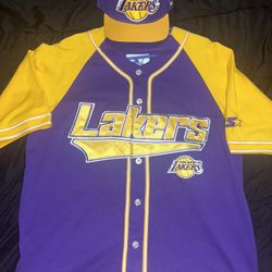 Los Angeles Lakers Baseball Jersey By Starter