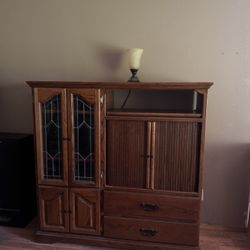Oak Entertainment Center 