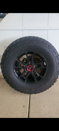1x Single 18" OEM Toyota Tundra TRD Pro BBS Forged Wheel & BFGoodrich KO3