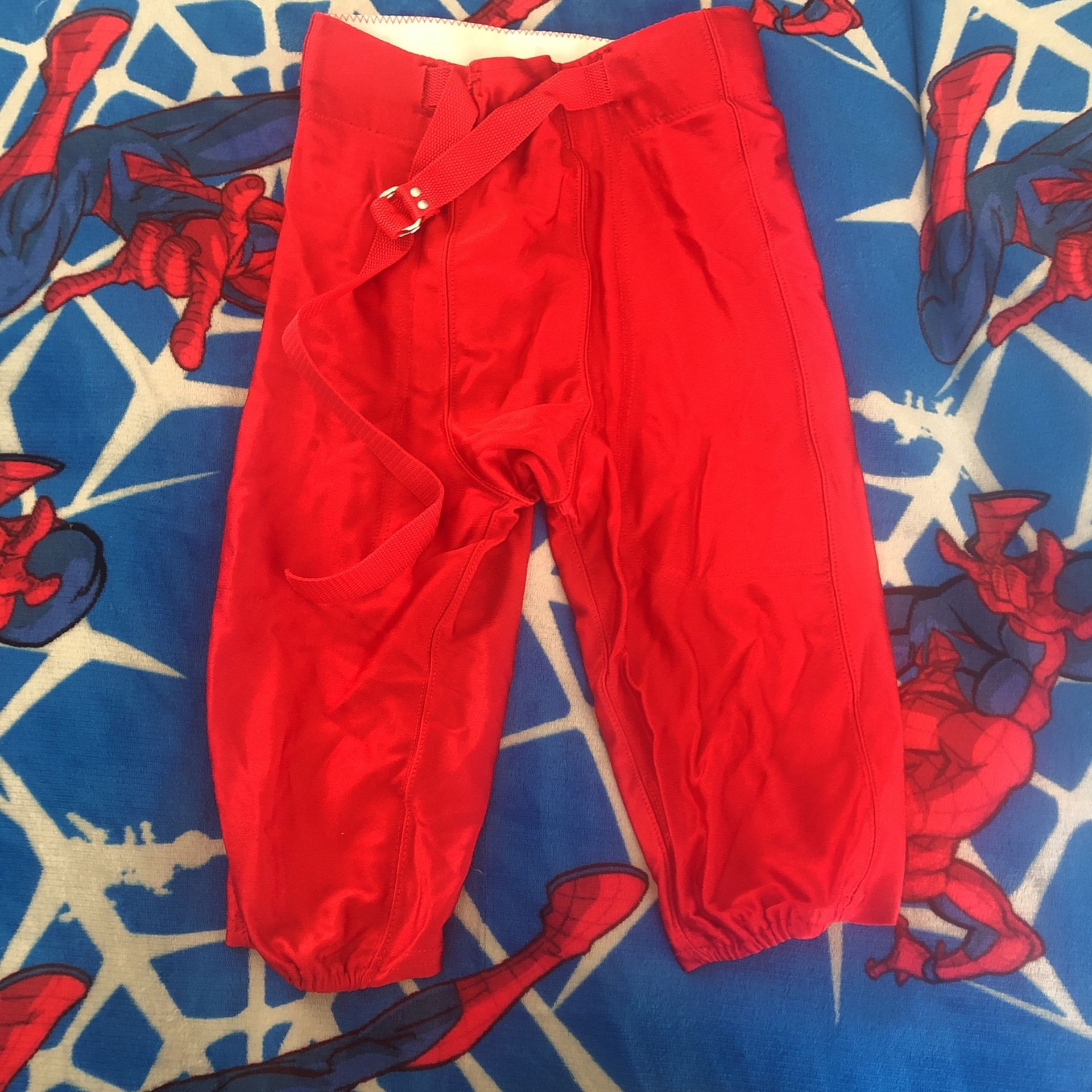 Red Riddell Football Pants