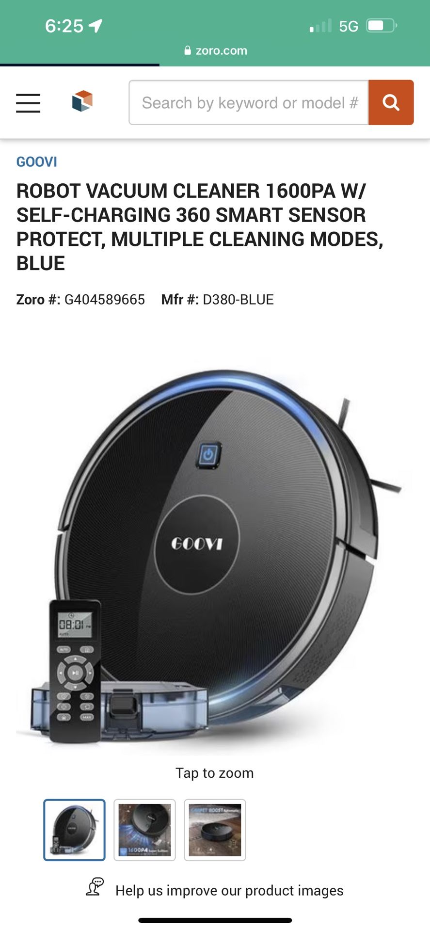 Goovi Robot Vacuum 