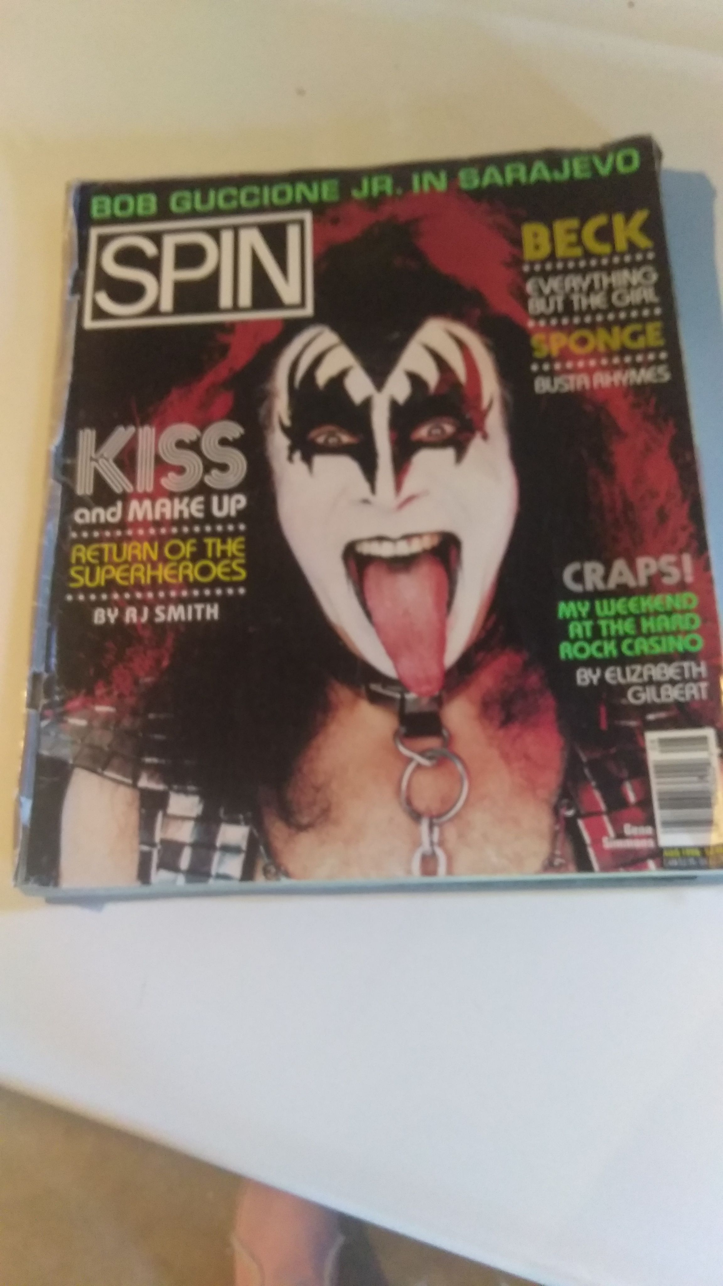 Old magazine Gene Simmons