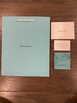 Tiffany & Co. Pouch + Gift Bag (no jewelry)