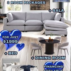 3ROOMS PACKAGE DEAL ❤️😘❤️😘❤️😘🔥🔥🔥🔥🚛📦