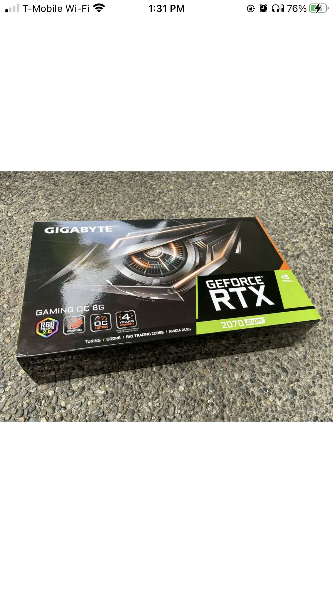 GIGABYTE Gaming OC RTX 2070 SUPER 8GB GDDR6 NVIDIA GeForce Graphics Card