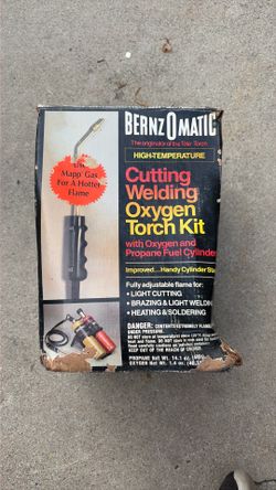 Bernzomatic high temperature cutting, welding and oxygen torch