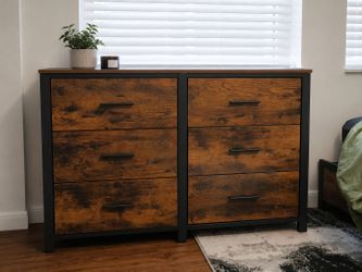 Dresser 6 drawers rustic