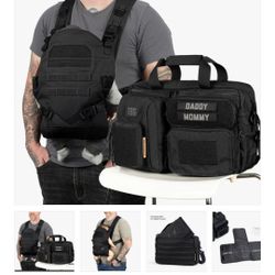 Tactical Baby Gear Diaper Bag + Baby Carrier Bundle