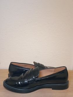H&M Women’s Black Penny Loafers – Size 9, Slip-On, Like New Condition