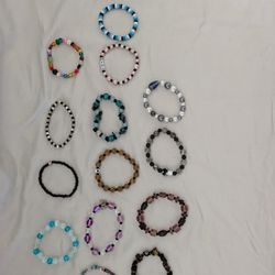 Assorted Hand-made Bracelets (Various Styles)