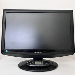 19” Inch Sharp LCD HD TV with Original Remote - Great Condition!