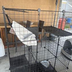 4 Tier Cat Cage Pet Playpen Cat Kennel