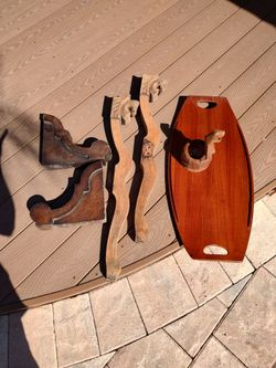 Wood Home or Bar Decor Package Deal