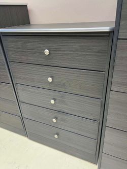 ❗️Brand new grey 5 drawer chest