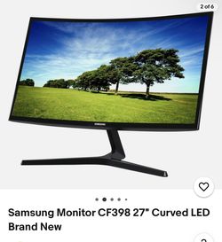 New Samsung 27in Monitor Curved Monitor