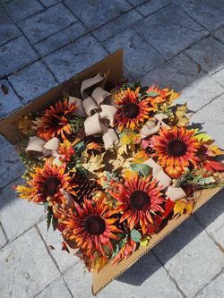 Fall / Autumn Wreath- indoor / outdoor 30in