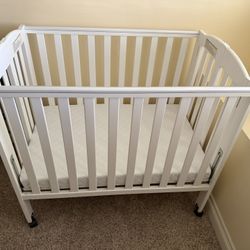 White Baby Crib