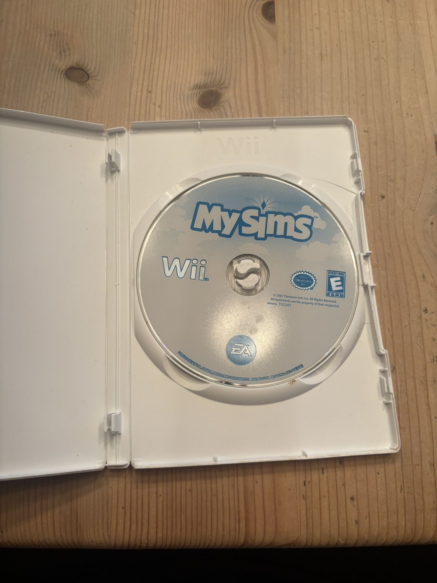 My Sims Wii W/O Original Case