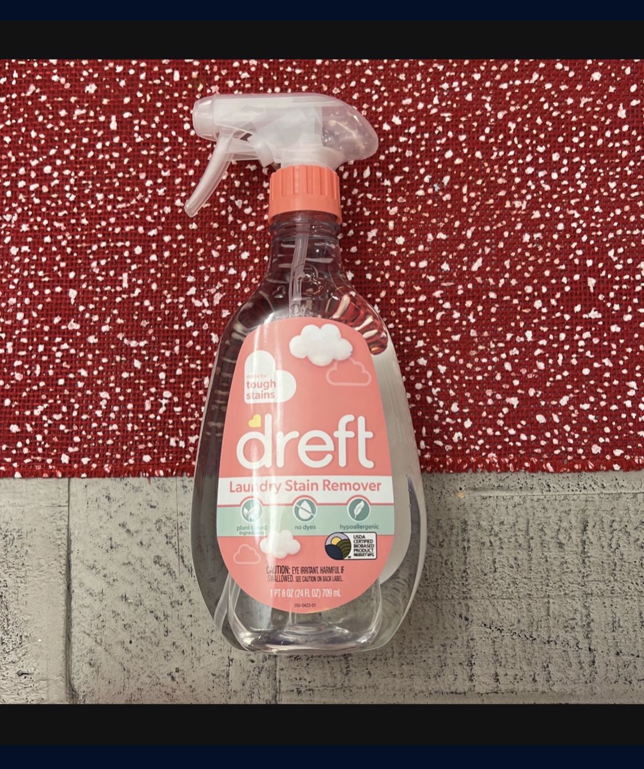 Dreft Plant-Based Spray and Wash Laundry Baby Stain Remover, 24 oz