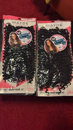 2pks Water Wave Crochet Hair