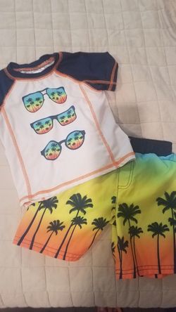18 month swim suit set