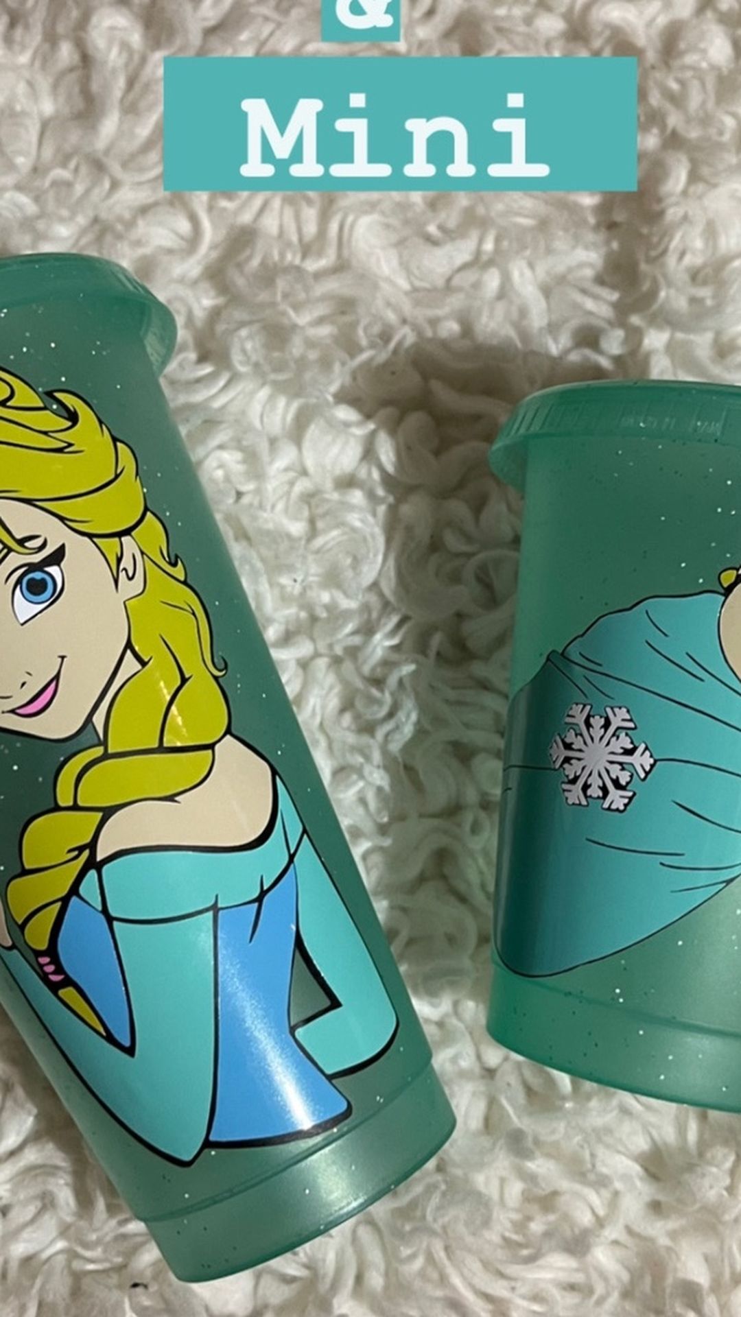 Elsa Frozen Mommy & Mini Cups
